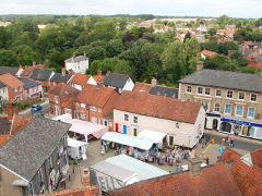 Views of Halesworth from St. Mary’s Church tower