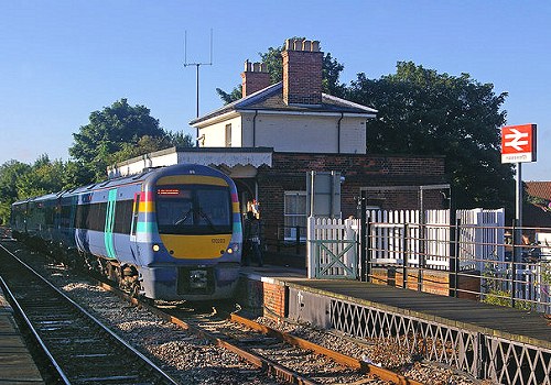 Halesworth Railway station is close to the town centre.