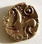 Unique Gold Iceni coin from 1st Century BC