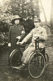 A nurse and patient at Patrick Stead Hospital