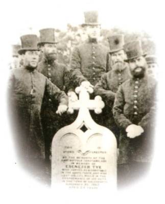 The Victorian grave of PC Ebenezer Tye